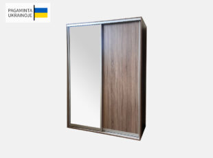 Ukrainietiška prekė - Avant dviejų stumdomų durų spinta su veidrodžiu