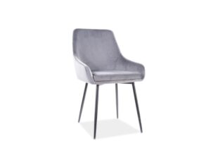 Kėdė Signal Albi Velvet Tap.72 pilkos spalvos